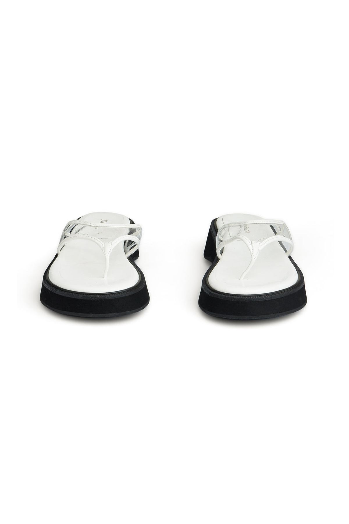 다이닛(DEINET) JELLY FLIP FLOP IN WHITE