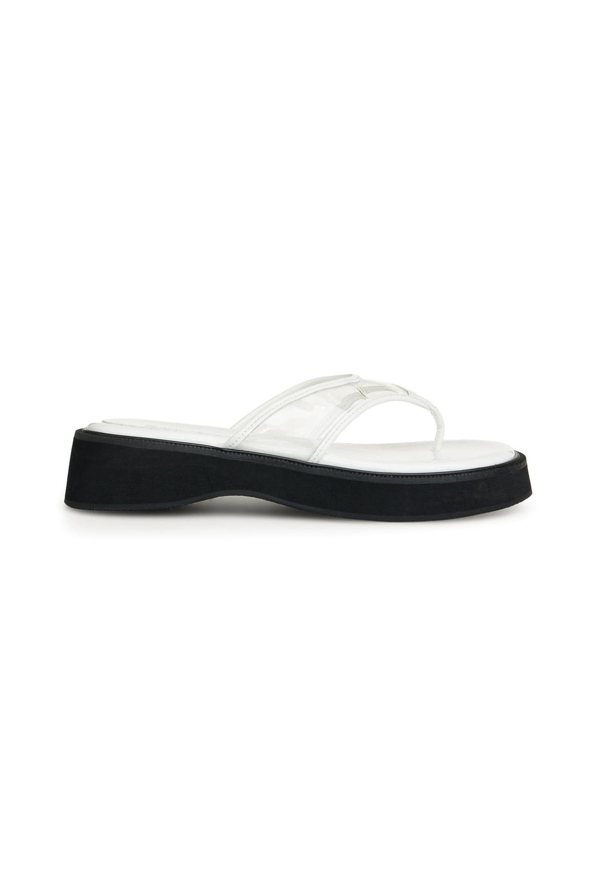 다이닛(DEINET) JELLY FLIP FLOP IN WHITE