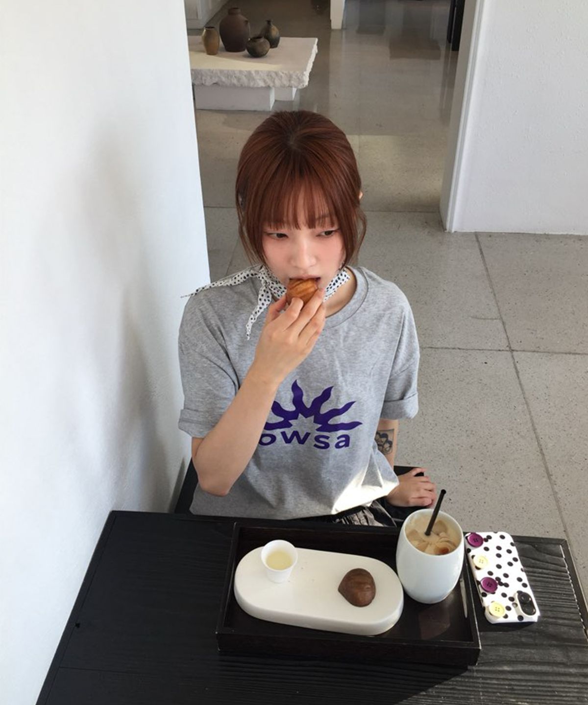 오우사(OWSA) 써머 로고 오버핏 반팔 티셔츠 6color