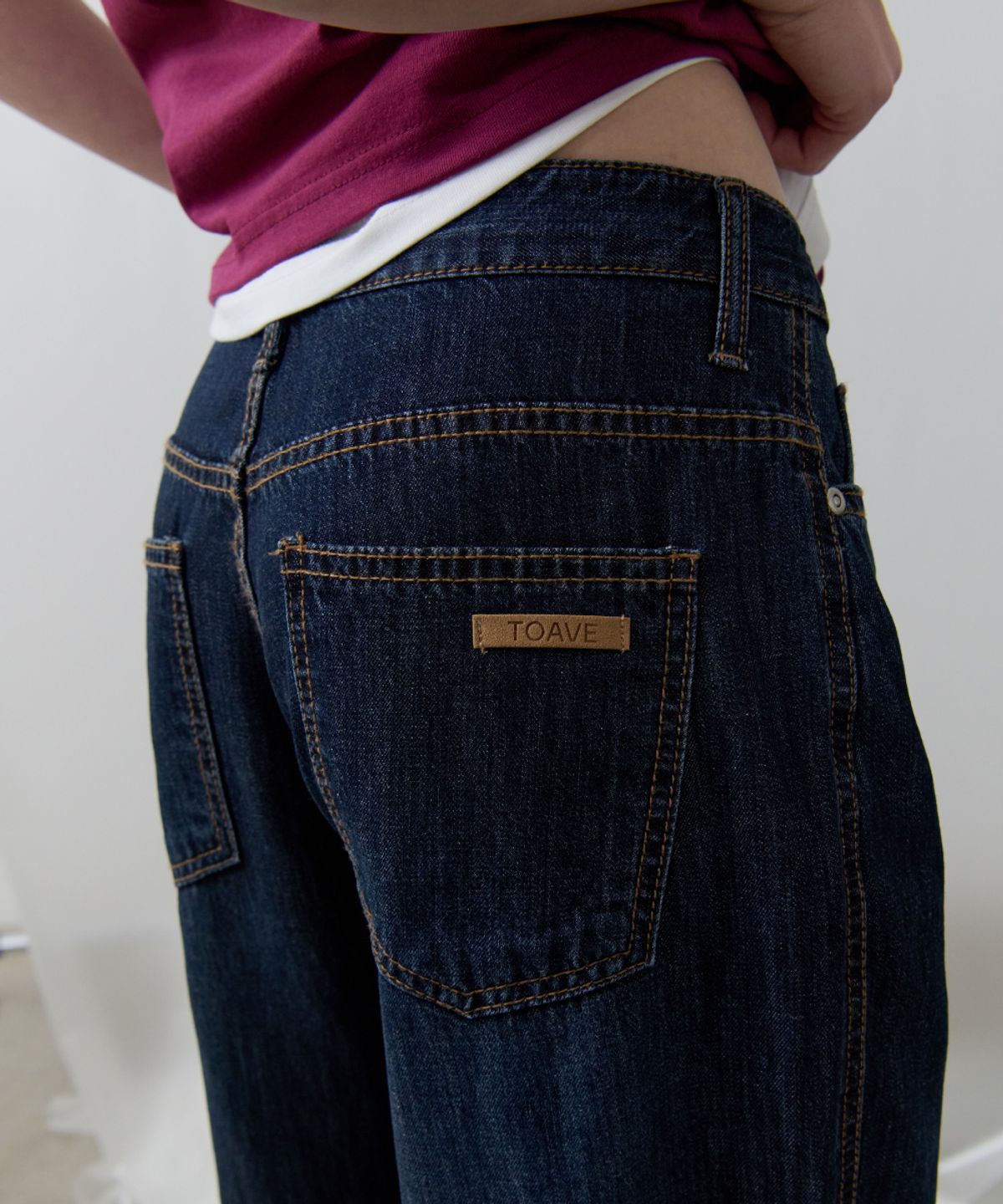 토아베(TOAVE) Indigo Summer Wide Denim (Deep blue)