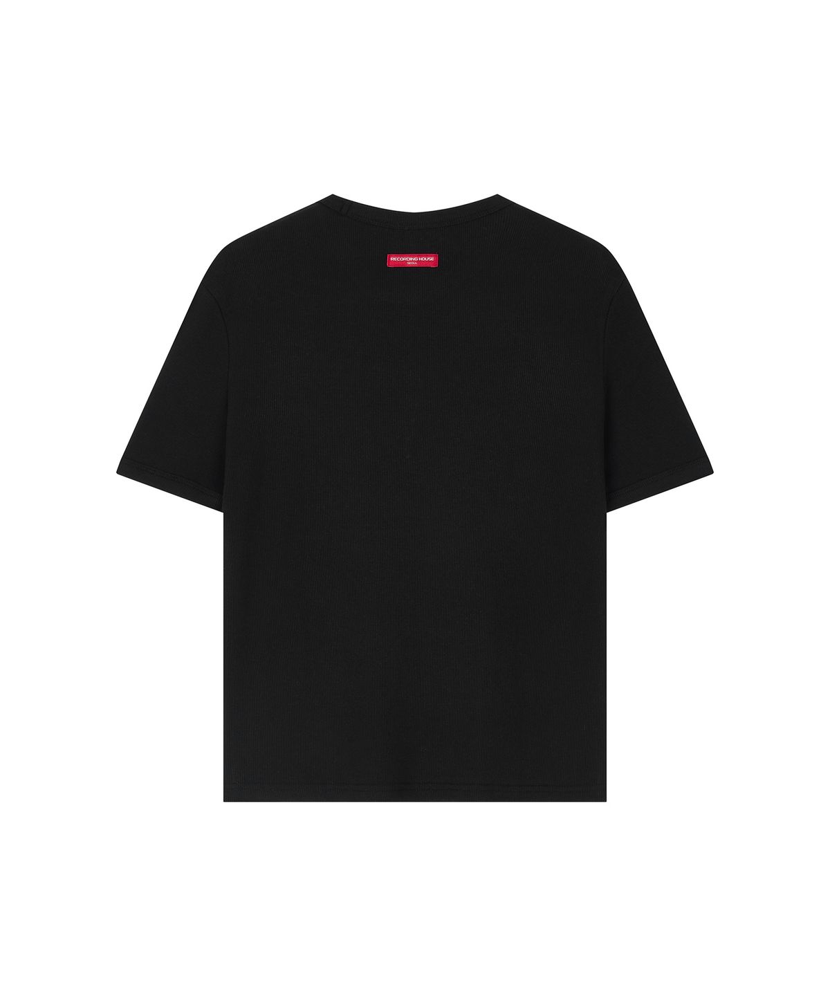 레코딩하우스(RECORDINGHOUSE) REC TRIANGLE HALF SLEEVE [BLACK]