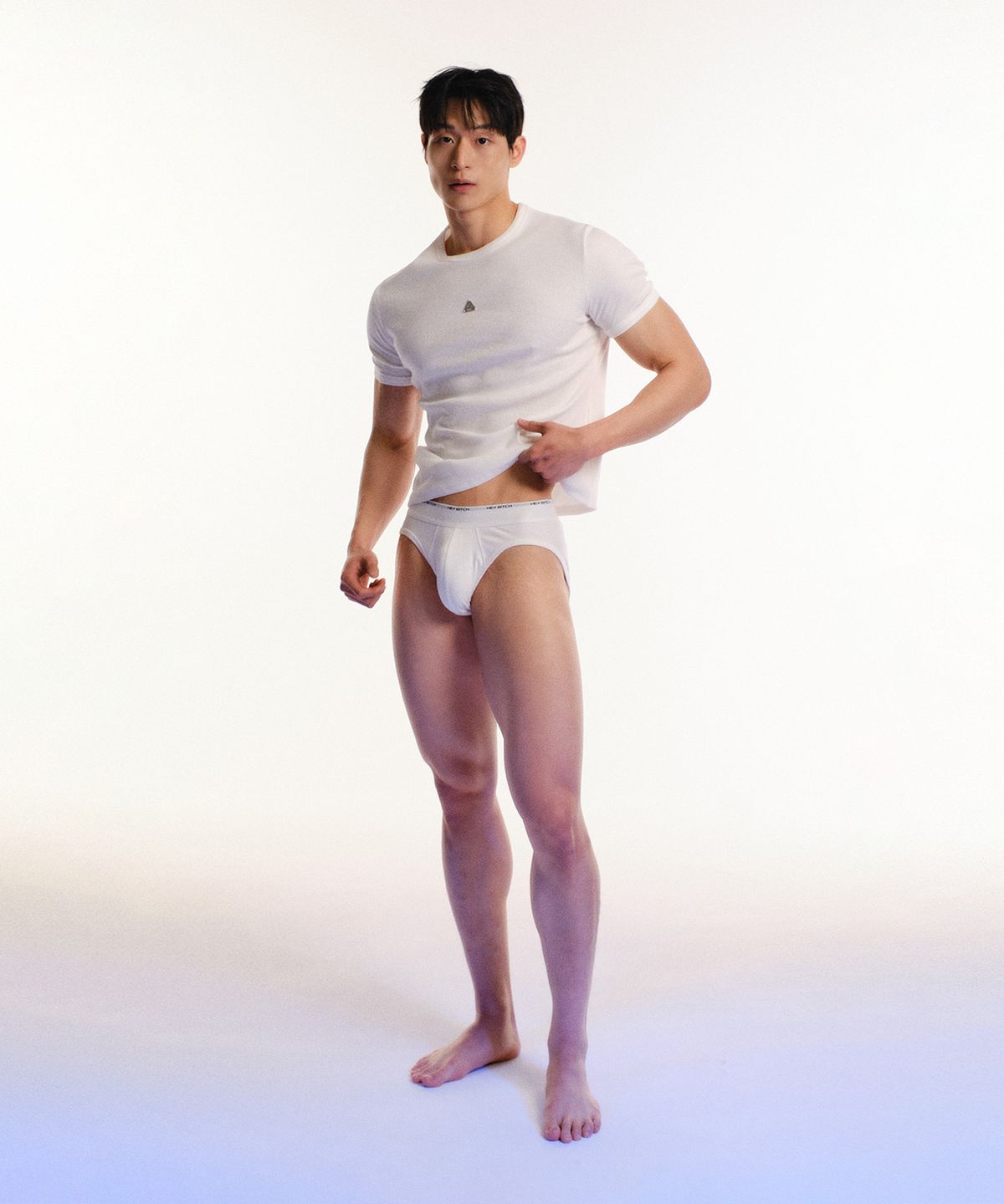 레코딩하우스(RECORDINGHOUSE) REC TRIANGLE HALF SLEEVE [WHITE]