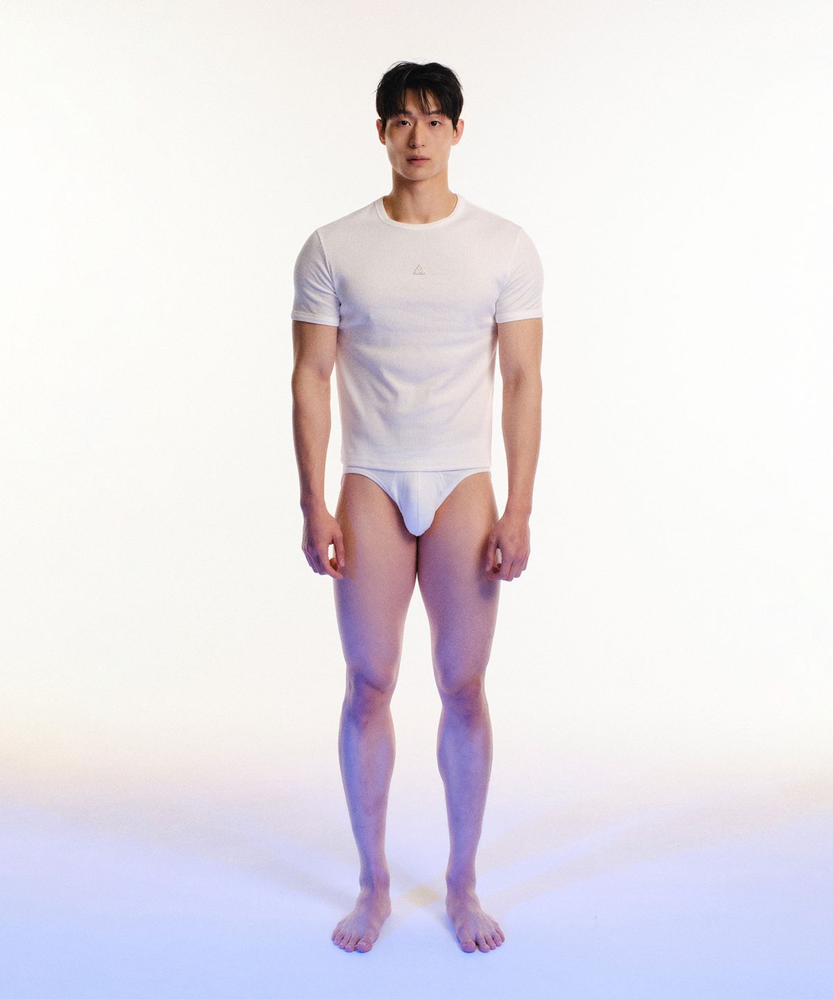 레코딩하우스(RECORDINGHOUSE) REC TRIANGLE HALF SLEEVE [WHITE]