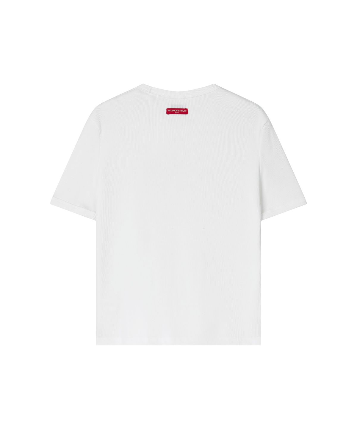 레코딩하우스(RECORDINGHOUSE) REC TRIANGLE HALF SLEEVE [WHITE]