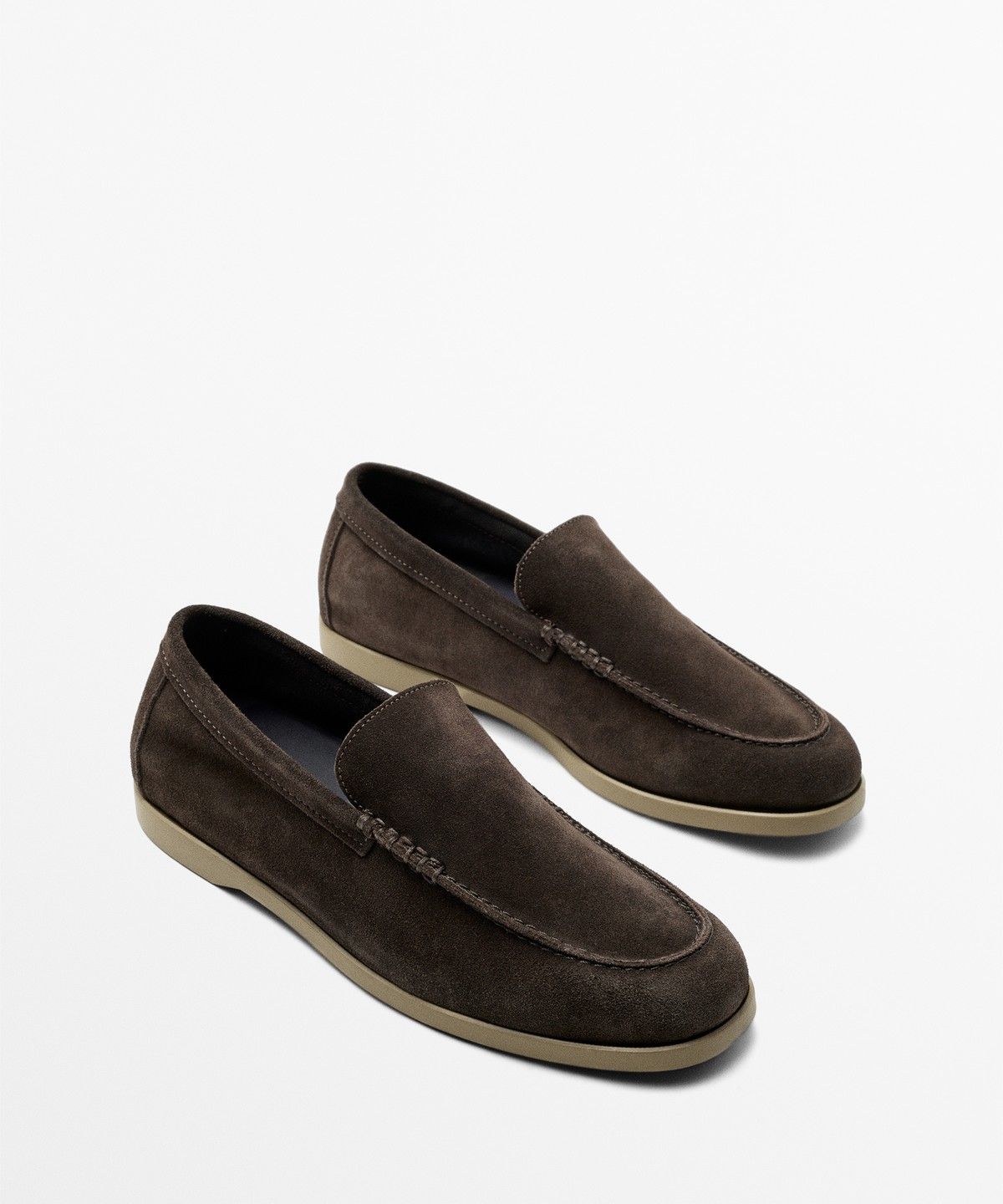마시모두띠(MASSIMO DUTTI) 소프트 스플리트 스웨이드 레더 로퍼