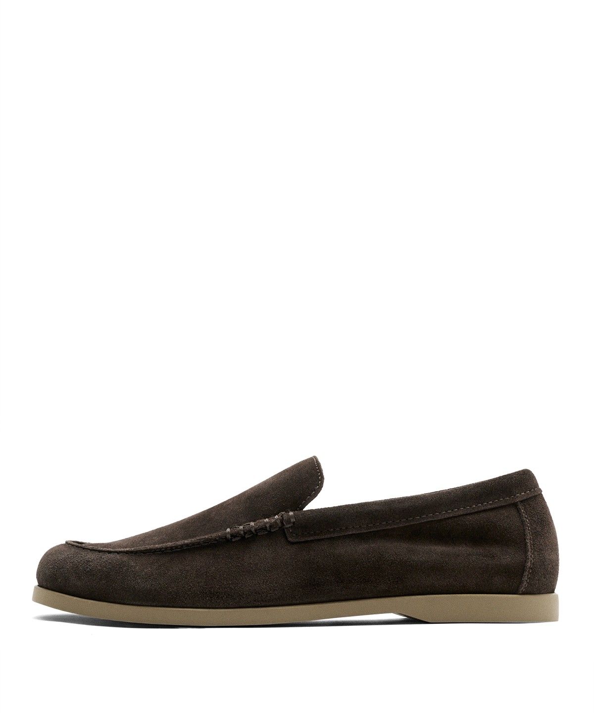 마시모두띠(MASSIMO DUTTI) 소프트 스플리트 스웨이드 레더 로퍼