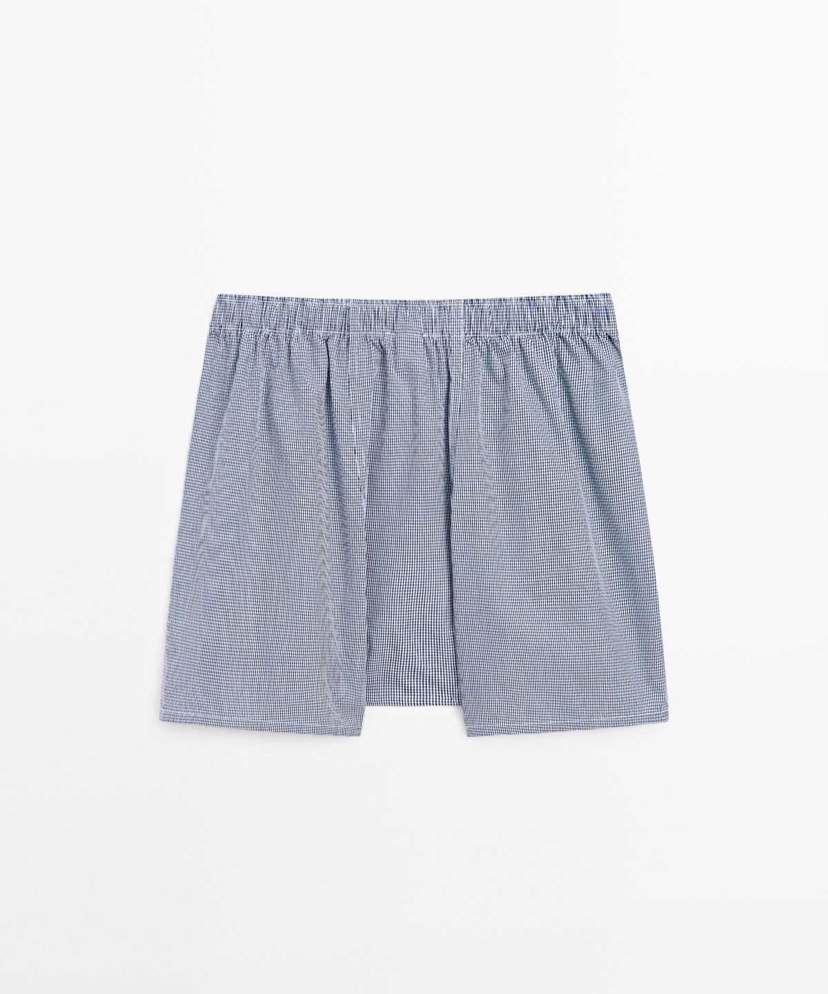 마시모두띠(MASSIMO DUTTI) 100% 코튼 마이크로 체크 팬티