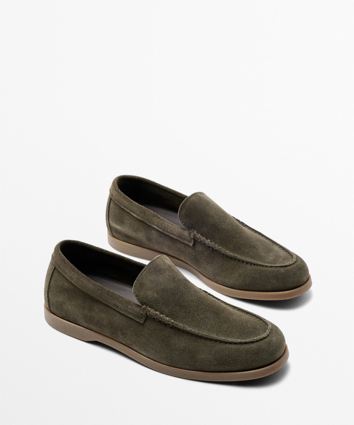 마시모두띠(MASSIMO DUTTI) 소프트 스플리트 스웨이드 레더 로퍼