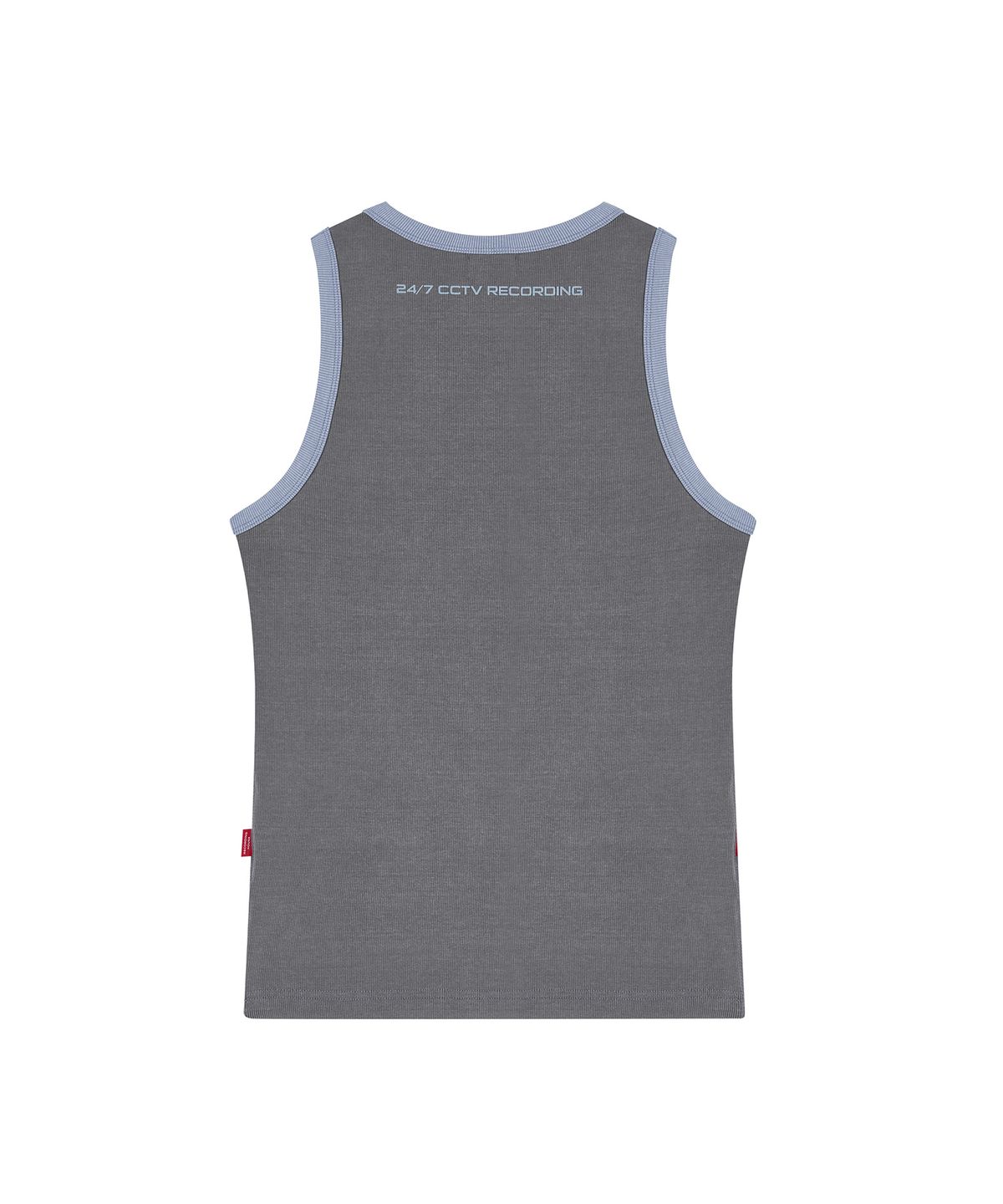 레코딩하우스(RECORDINGHOUSE) REC BUTTON SLEEVELESS [GREY]