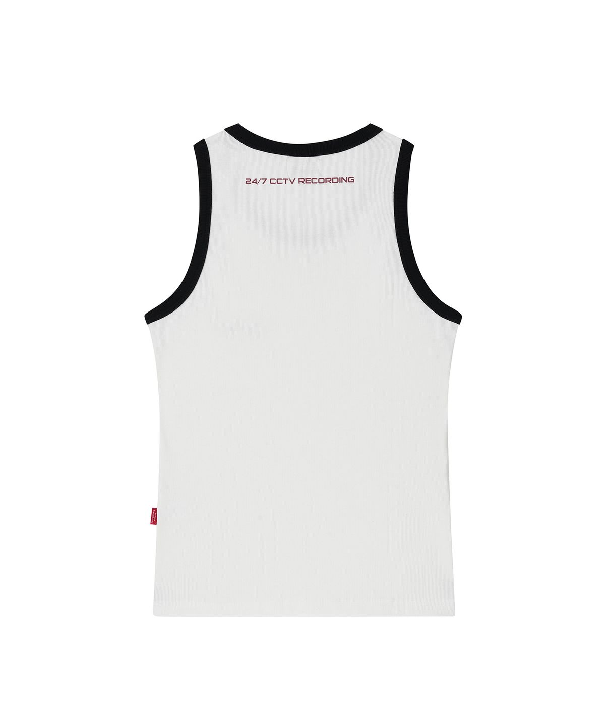 레코딩하우스(RECORDINGHOUSE) REC BUTTON SLEEVELESS [WHITE]