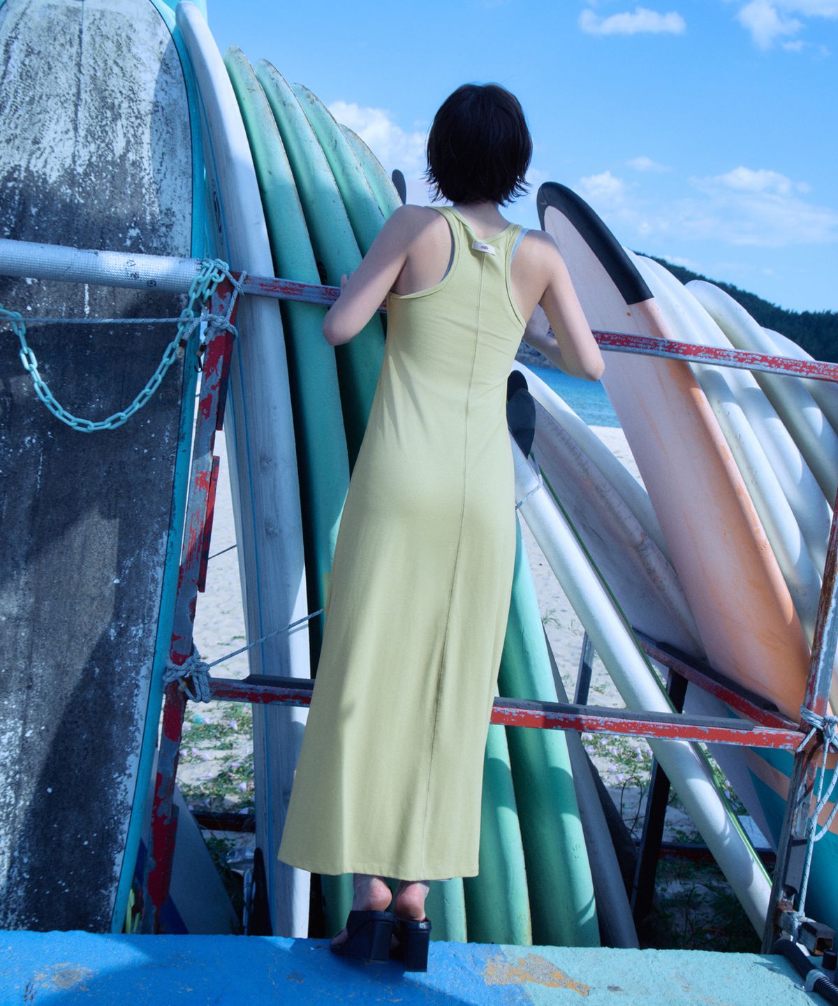 씨타(CITTA) Every Day Comfort Maxi Dress_CTOP720(Olive)