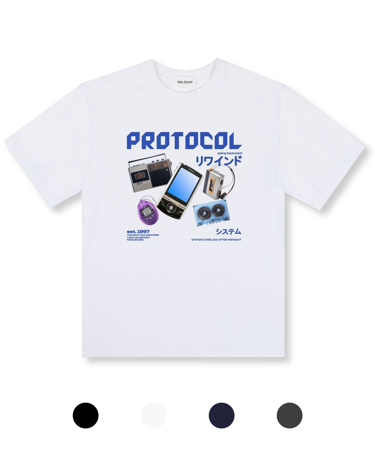 유니온가먼츠(UNION GARMENTS) 프로토콜 오버핏 반팔 티셔츠 4COLOR