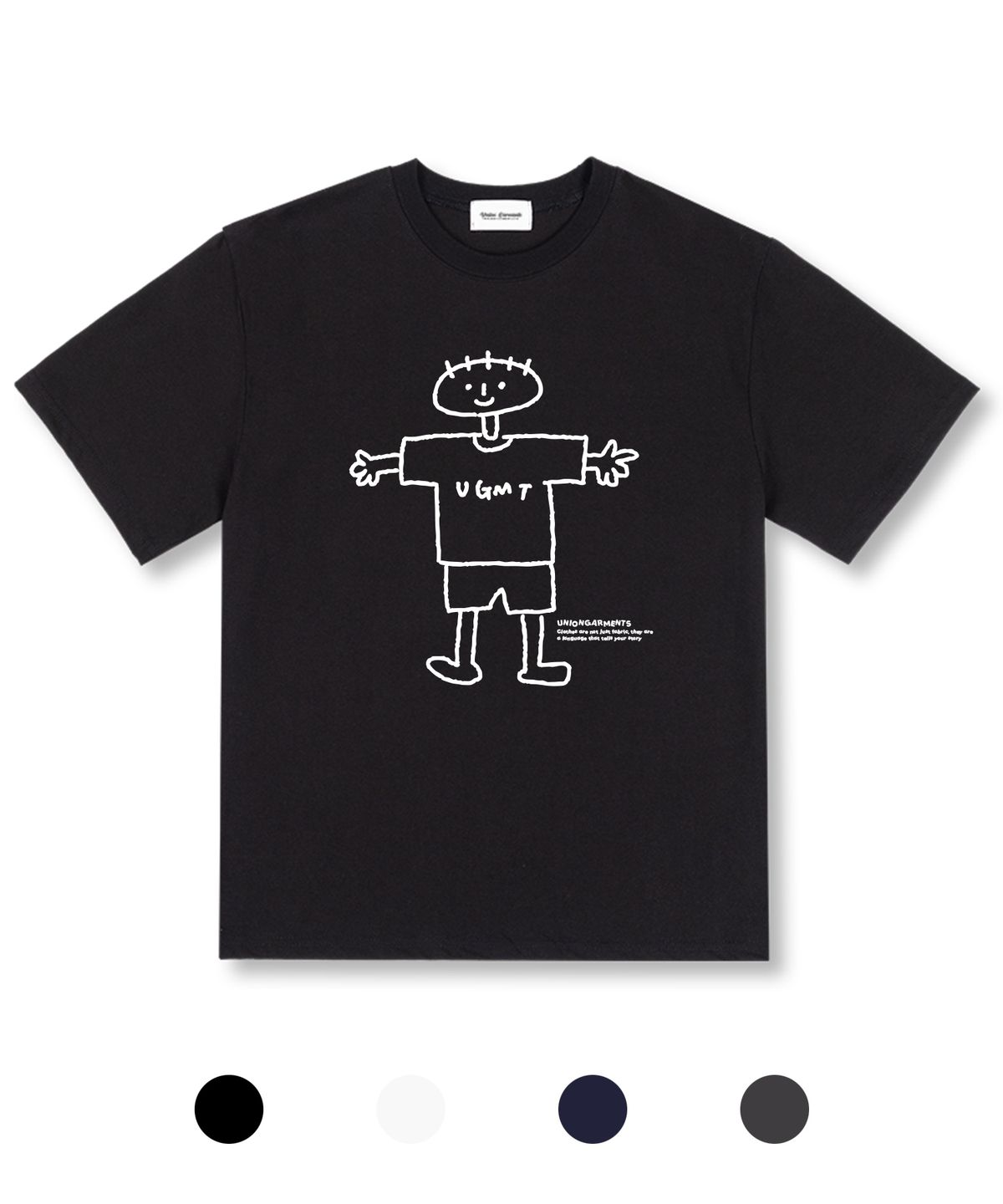 유니온가먼츠(UNION GARMENTS) UGMT보이 오버핏 반팔 티셔츠 4COLOR
