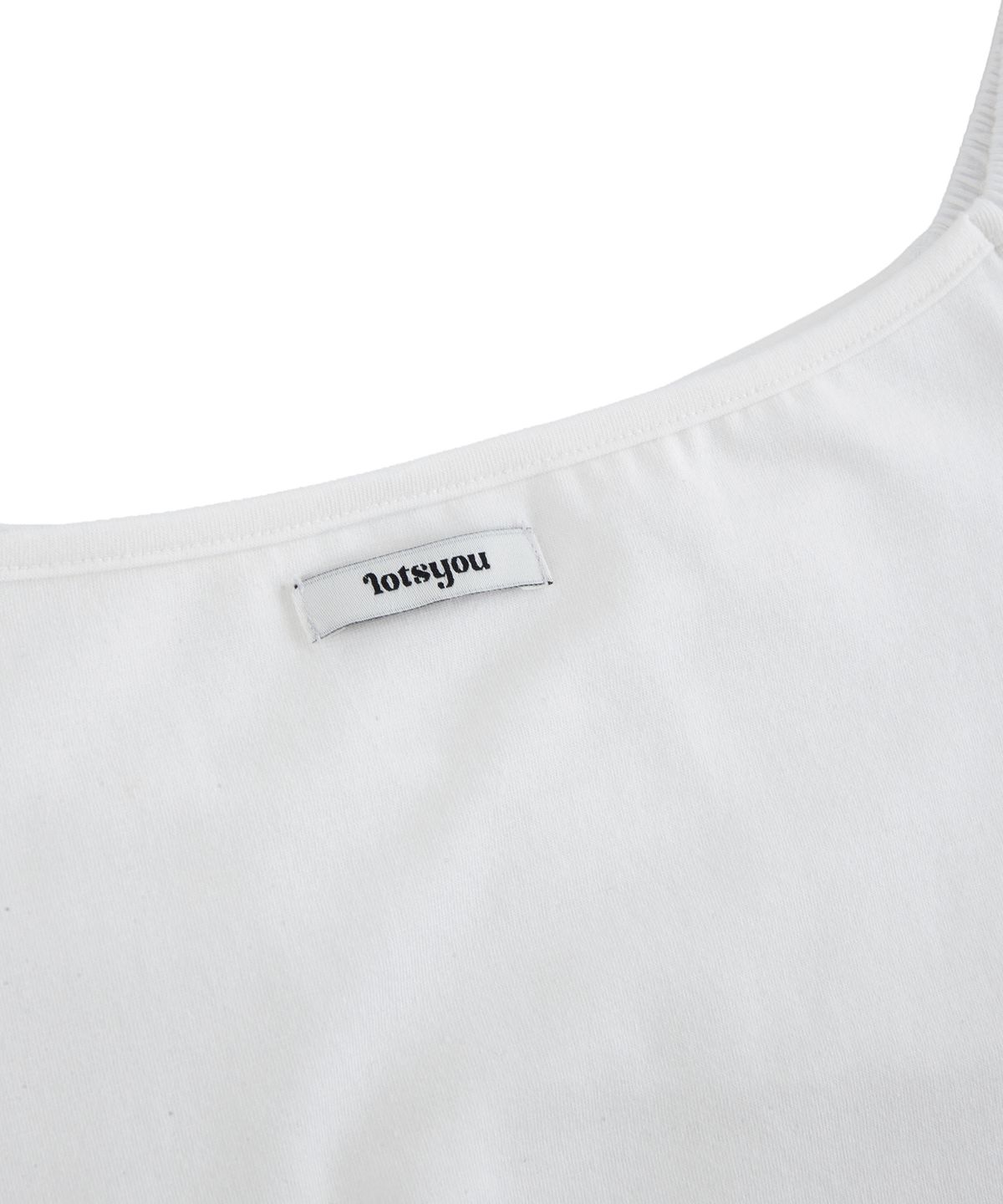 라츠유(LOTSYOU) Ella Shrring T-shirt White