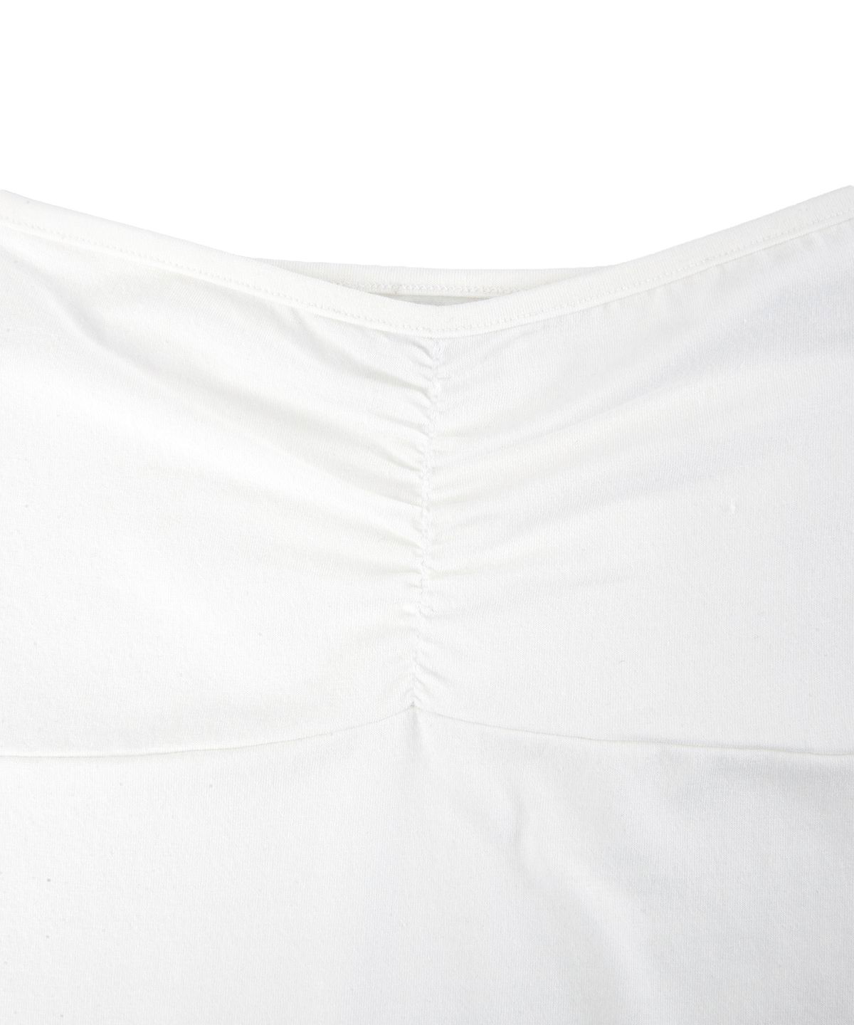 라츠유(LOTSYOU) Ella Shrring T-shirt White