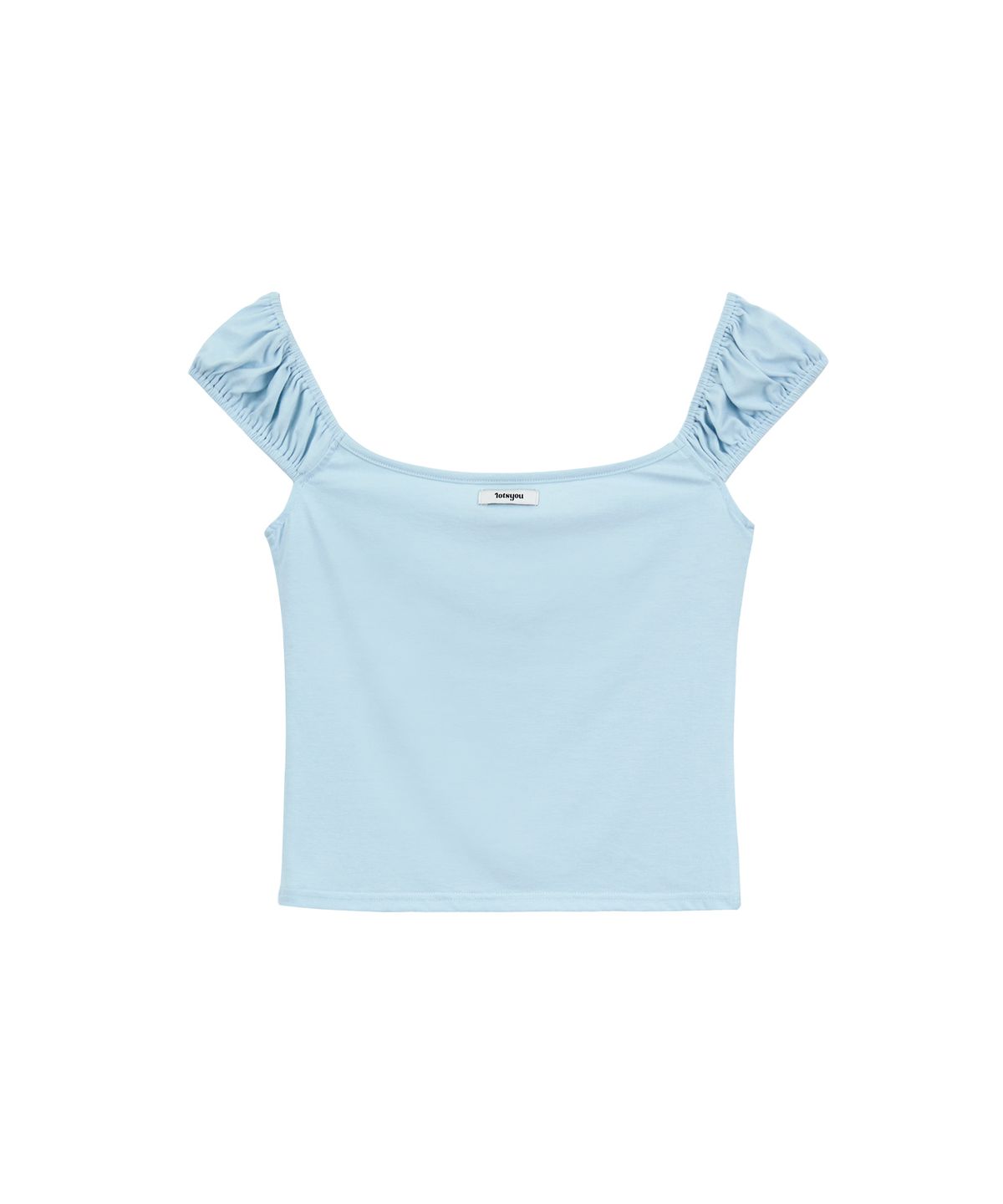라츠유(LOTSYOU) Ella Shrring T-shirt Sky Blue