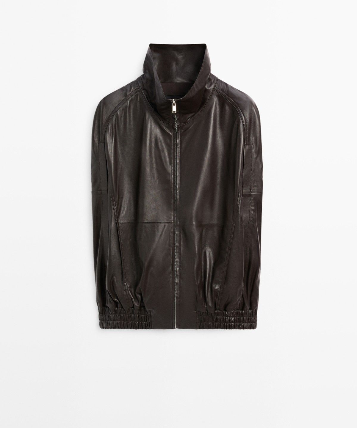 마시모두띠(MASSIMO DUTTI) 나파 가죽 봄버 베스트