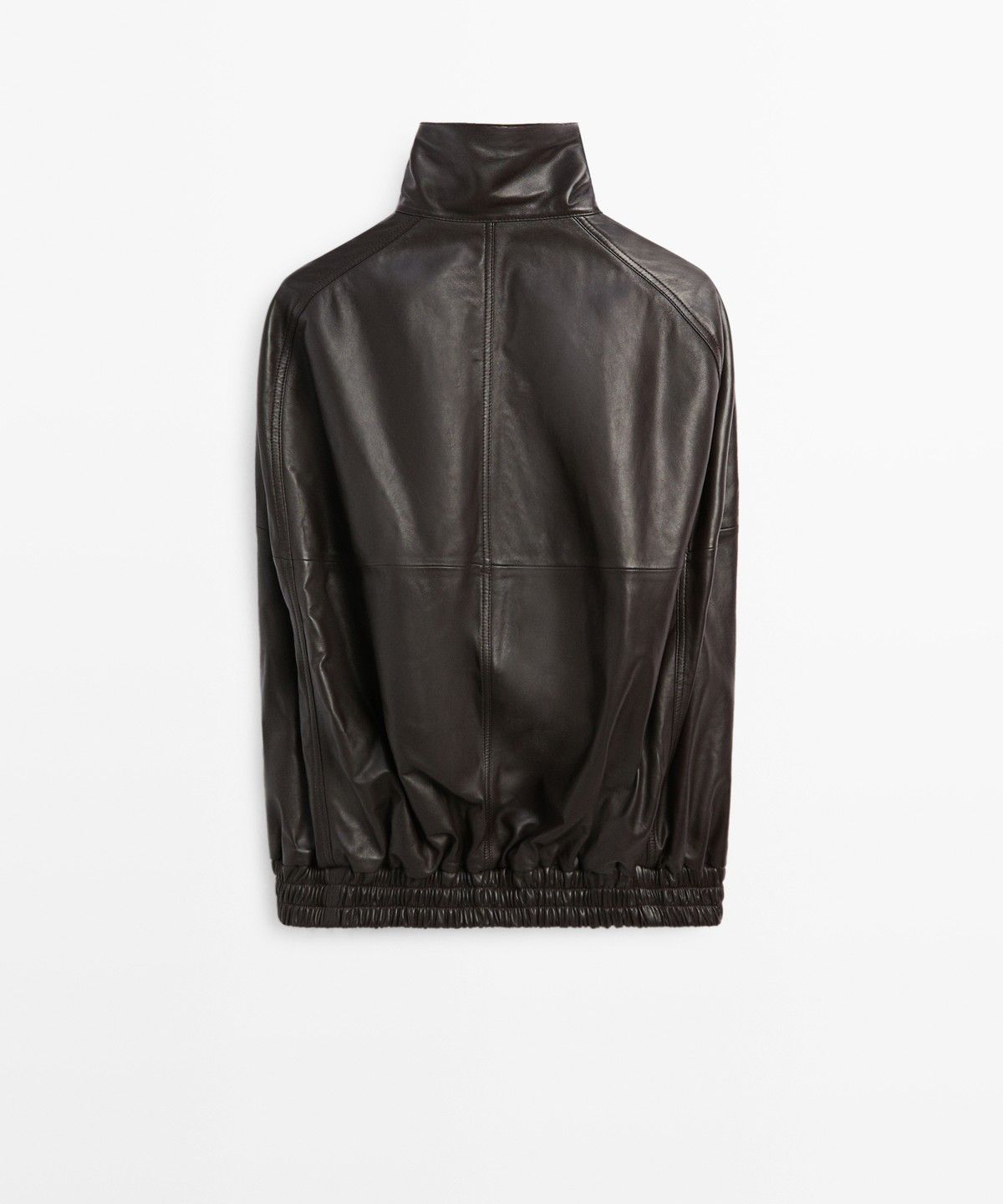 마시모두띠(MASSIMO DUTTI) 나파 가죽 봄버 베스트
