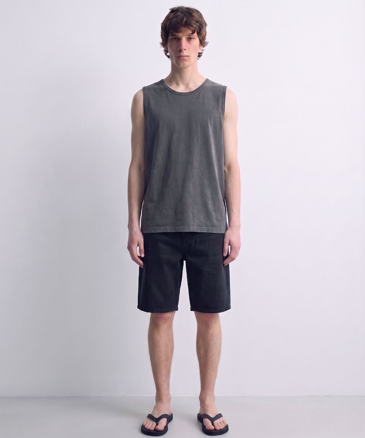 디 그랜드 마틴(DE GRAND MATIN) Pigment Dyed Relaxed Over-fit Sleeveless