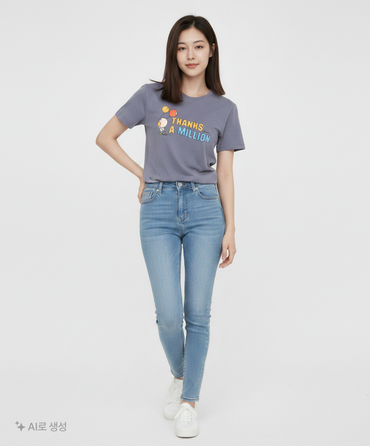 카카오프렌즈 x 탑텐(KAKAO FRIENDS x TOPTEN) 반소매 티셔츠 90