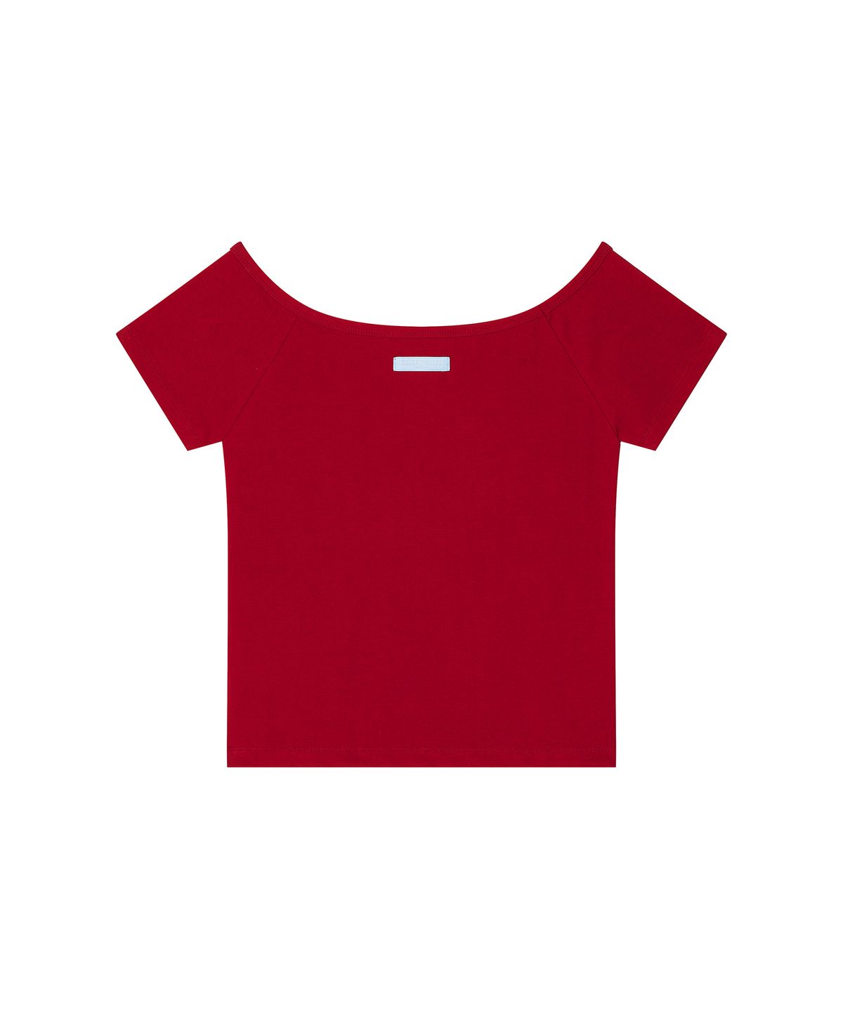 레코딩하우스(RECORDINGHOUSE) W BE JEALOUS OFF SHOULDER TEE [RED]