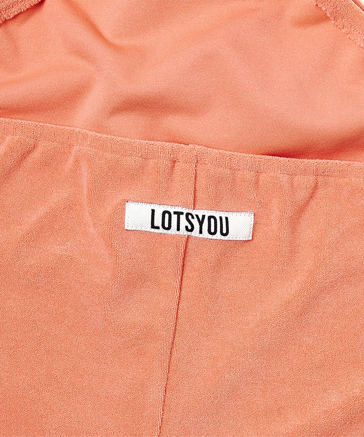 라츠유(LOTSYOU) Terry Dress Orange
