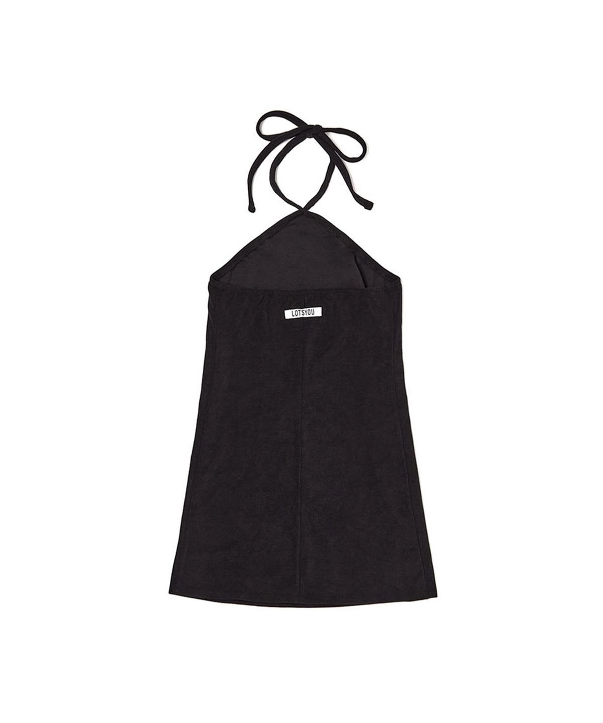 라츠유(LOTSYOU) Terry Dress Black