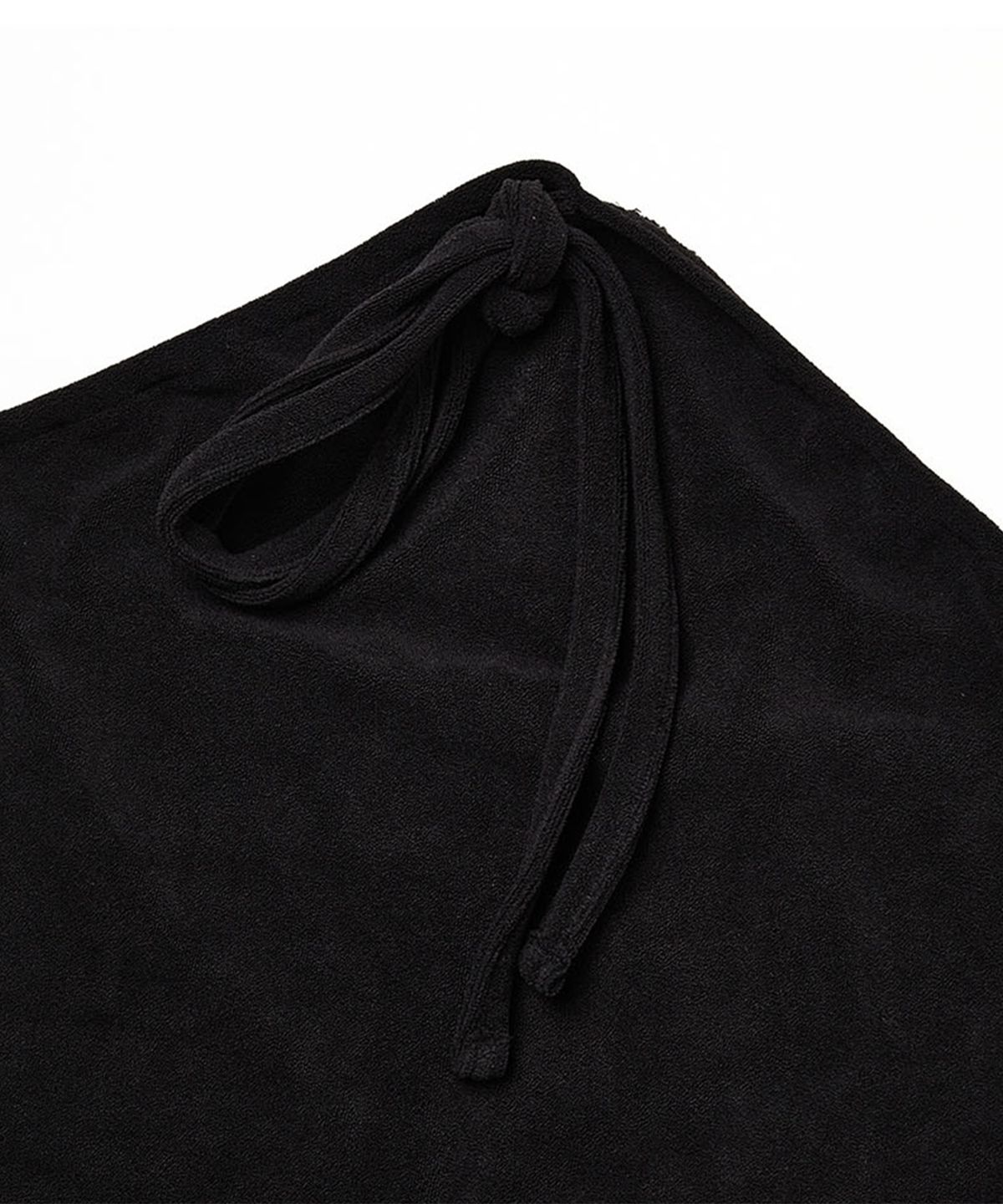 라츠유(LOTSYOU) Terry Dress Black
