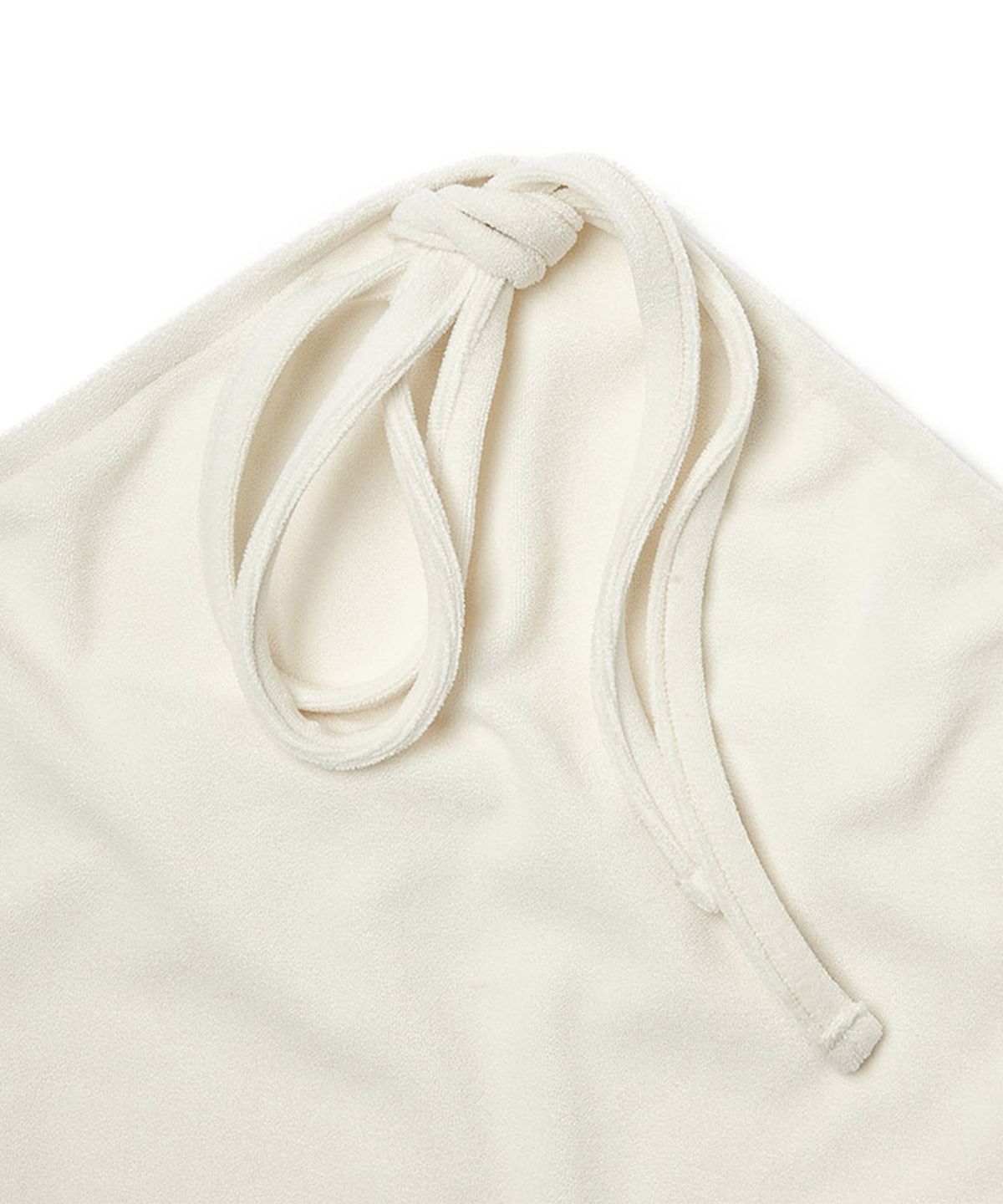 라츠유(LOTSYOU) Terry Dress Ivory