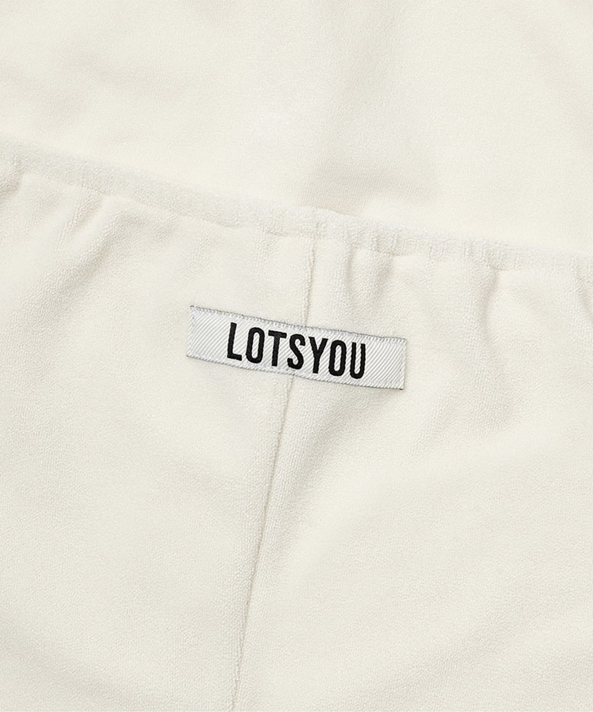 라츠유(LOTSYOU) Terry Dress Ivory