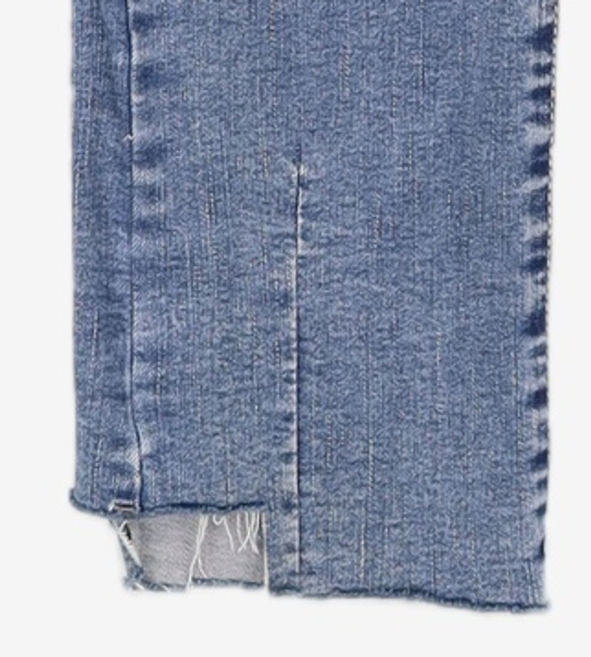 미쏘(MIXXO) 언발 컷팅 슬림일자핏 데님 MIWTJC324J 28