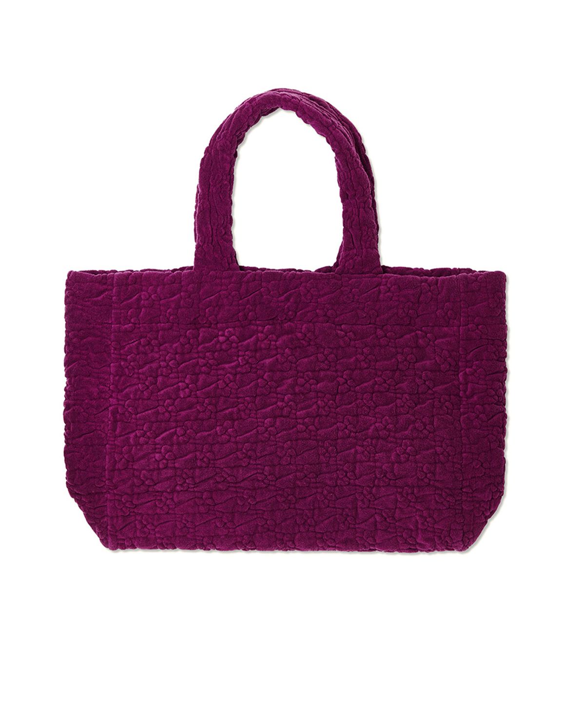 라츠유(LOTSYOU) LOTSYOU_Lots you_X miss sohn Puffy Terry Big-Bag PURPLE