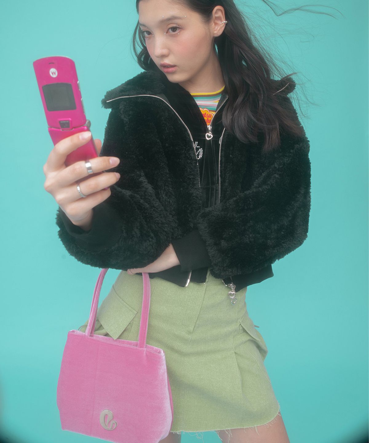라츠유(LOTSYOU) Kerens Bag Pink