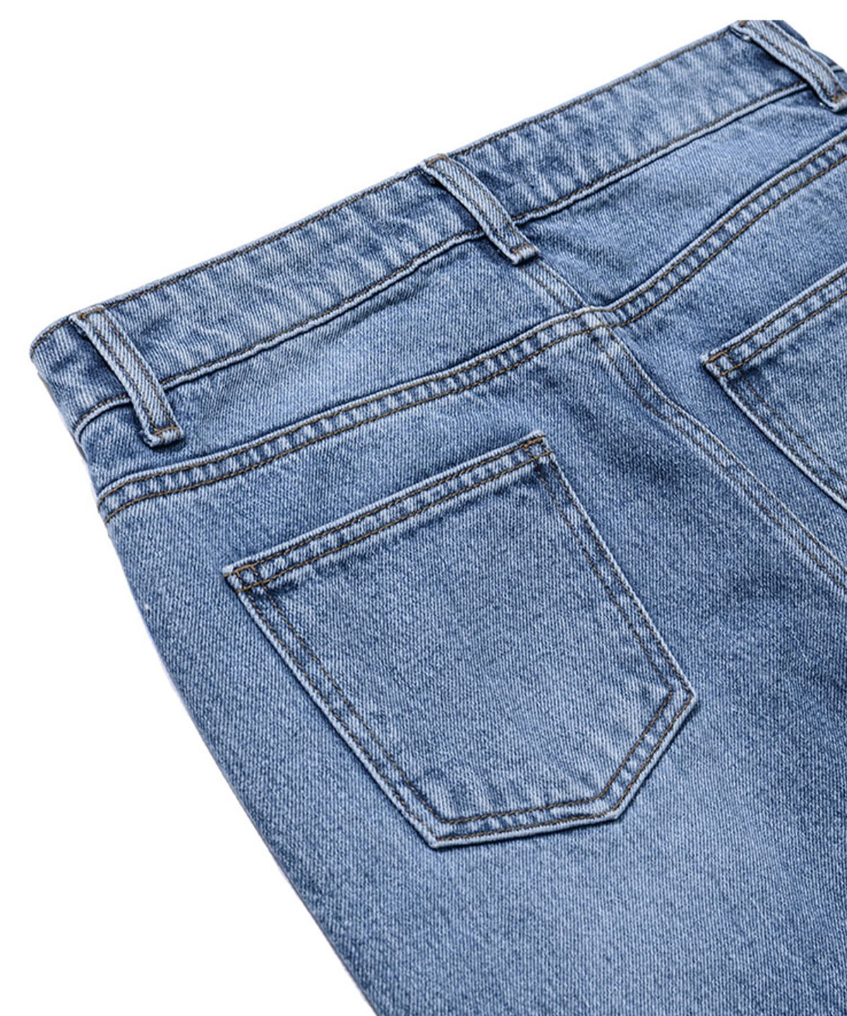 라츠유(LOTSYOU) monica straight denim pants