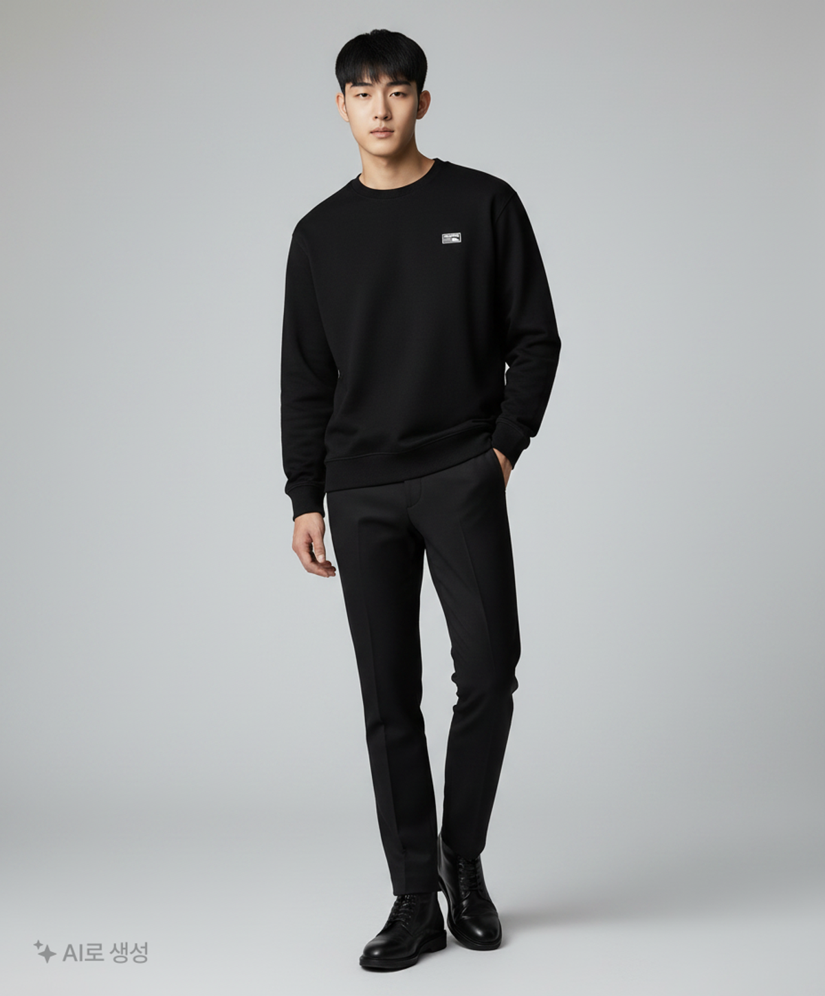 행텐(HANG TEN) 공용 백프린팅 기모 맨투맨_100(10440-031-814-12) M