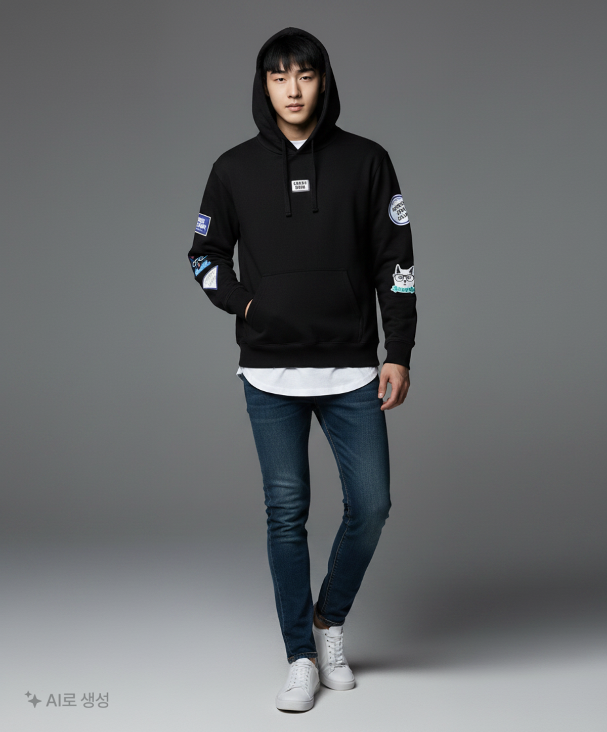 디자인 유나이티드(DESIGN UNITED) 후드 티셔츠 110