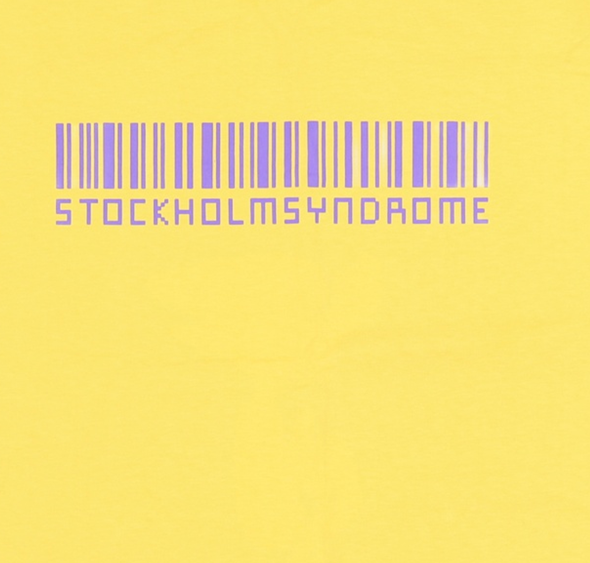 스톡홀름 신드롬(STOCKHOLM SYNDROME) 반소매 티셔츠 FREE
