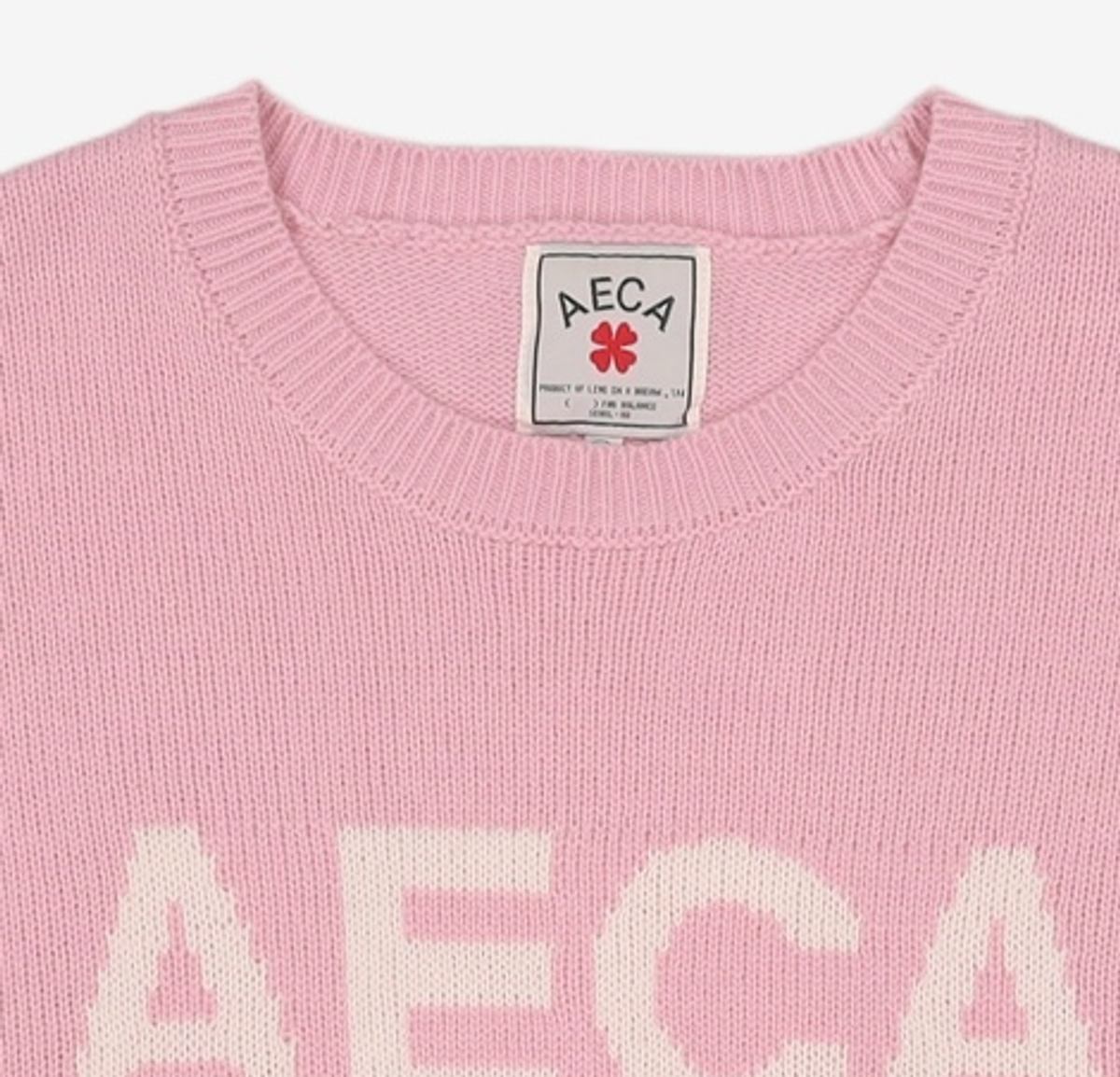 에이카화이트(AECA) AECA BIG LOGO WOOL KNIT [7color] L