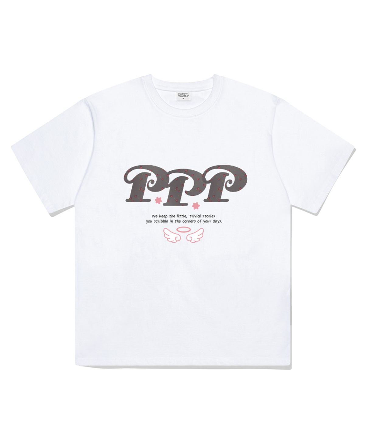 페이지시시(PAGESIISII) PPP 플라워 로고 프린팅 반팔티 [4color]