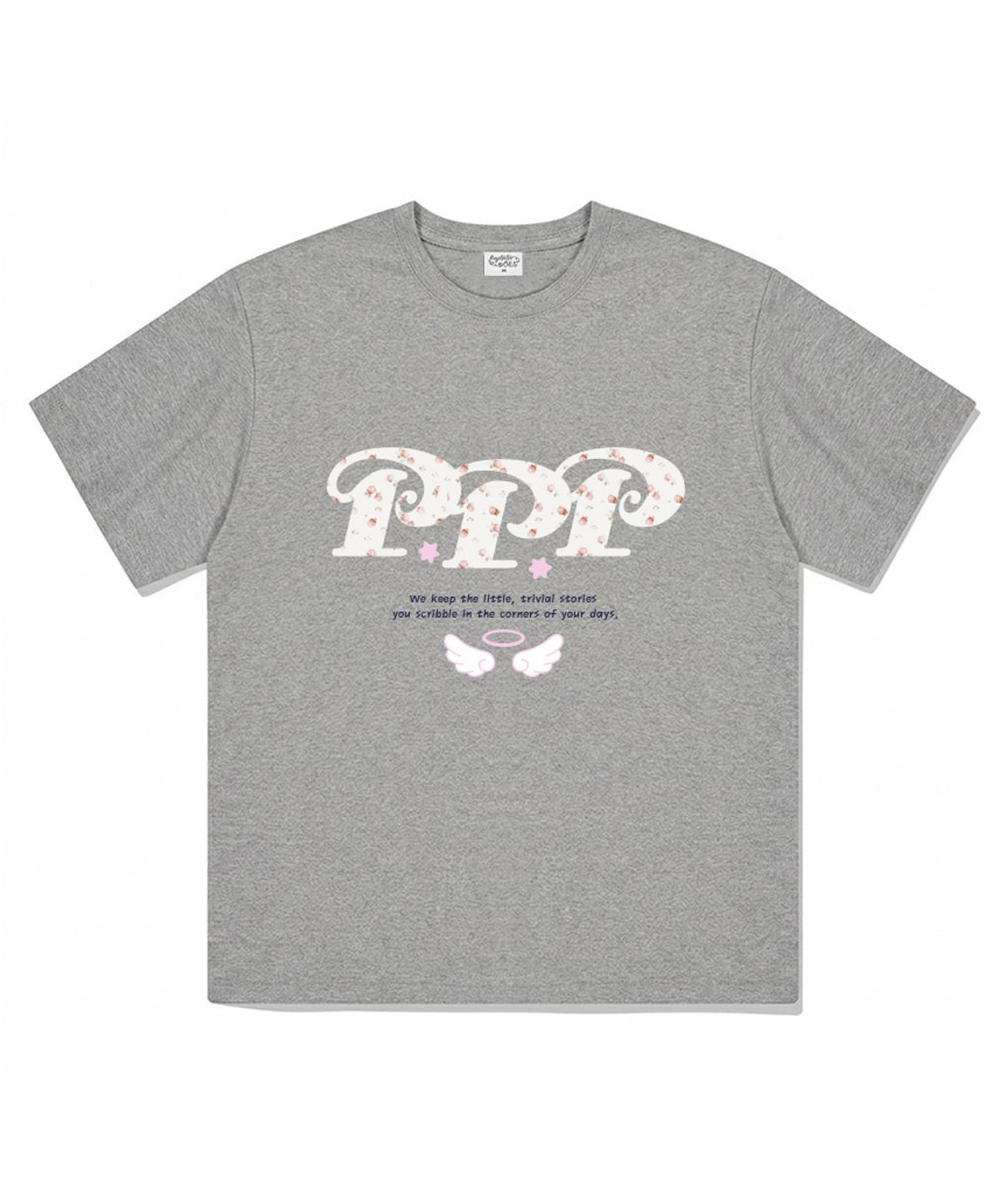 페이지시시(PAGESIISII) PPP 플라워 로고 프린팅 반팔티 [4color]
