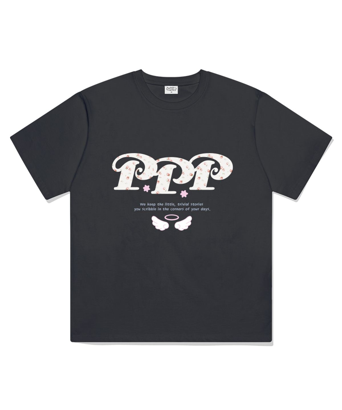 페이지시시(PAGESIISII) PPP 플라워 로고 프린팅 반팔티 [4color]