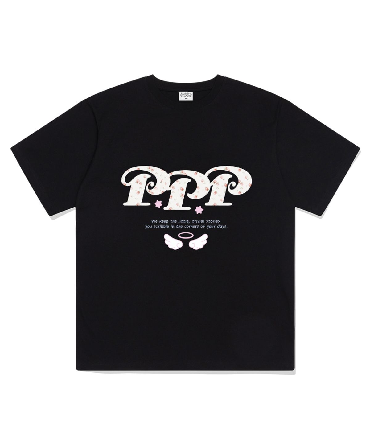 페이지시시(PAGESIISII) PPP 플라워 로고 프린팅 반팔티 [4color]