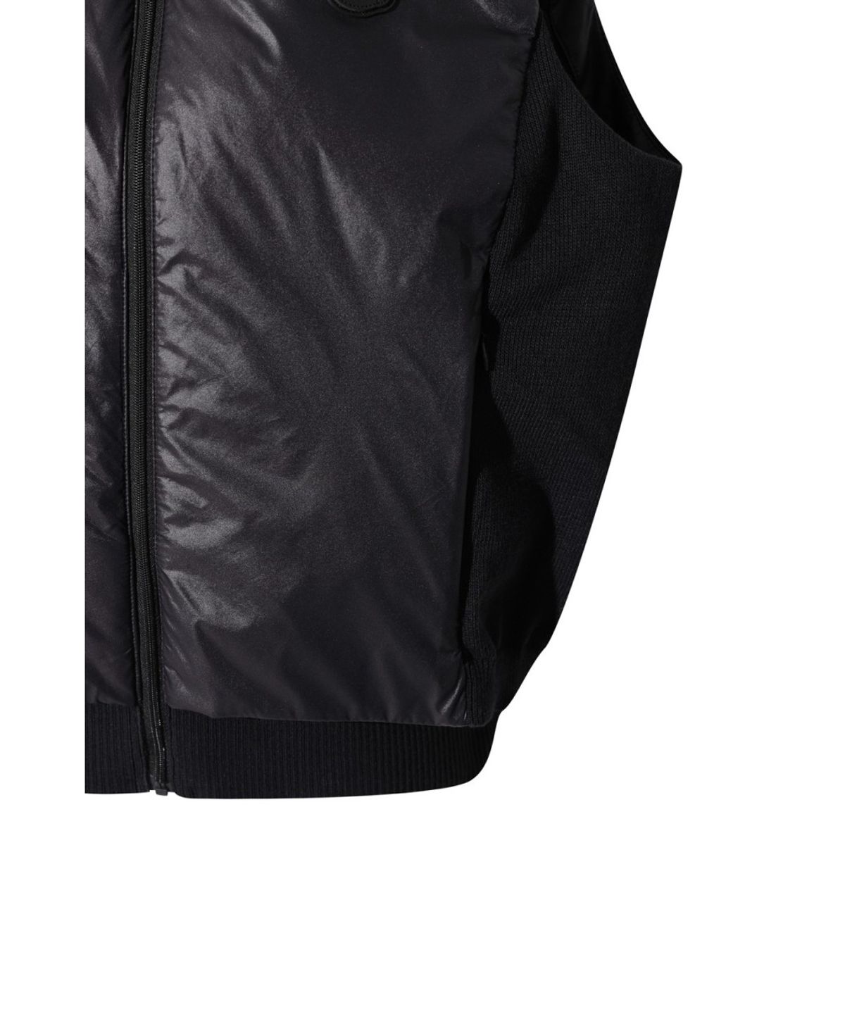 왁(WAAC) Women Knit hybid light padded vest WWVAW25720BKX