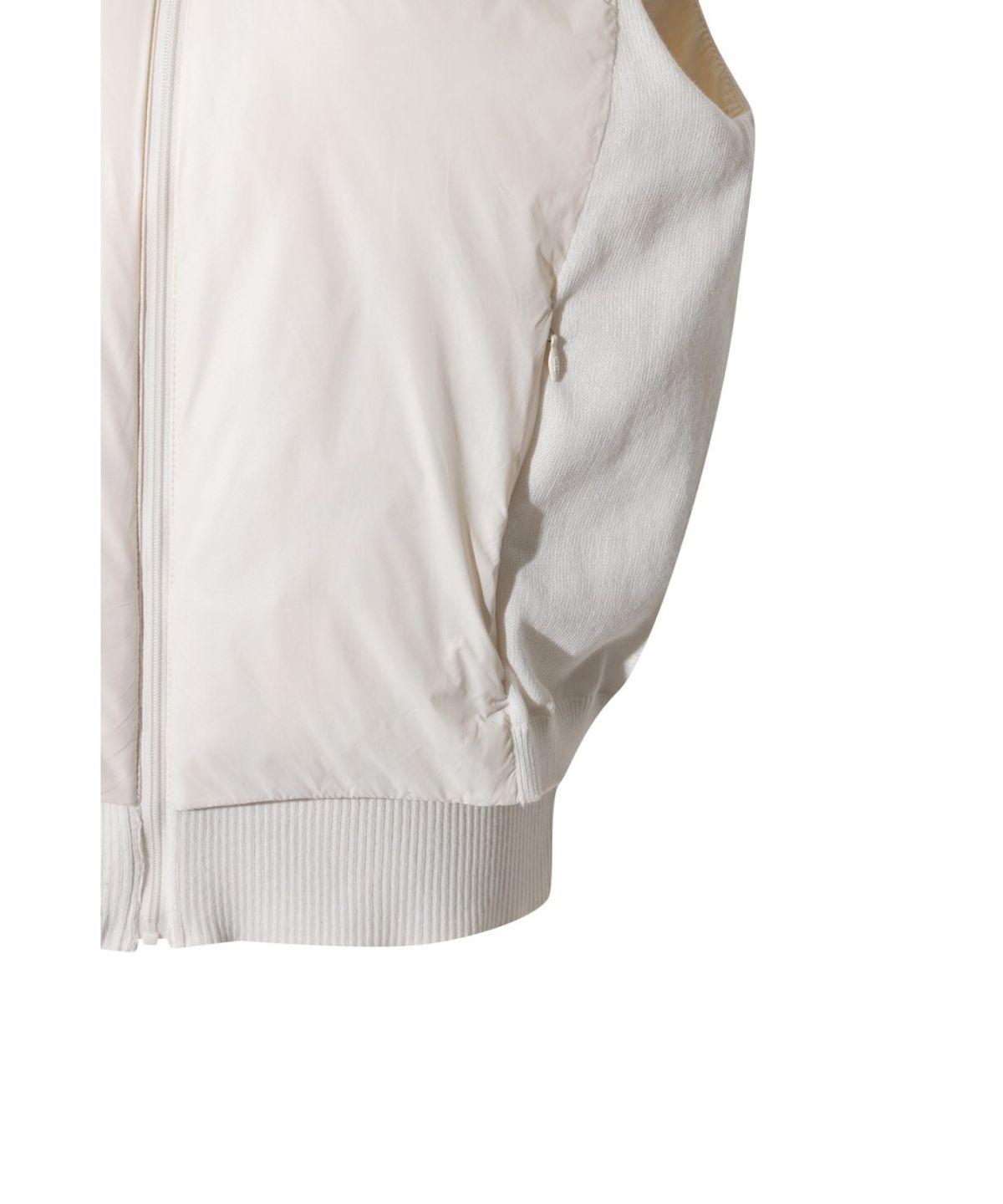 왁(WAAC) Women Knit hybid light padded vest WWVAW25720IVX