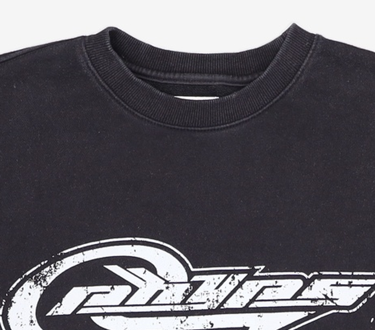 피지컬 디파트먼트(PHYSICAL DEPARTMENT) MOTORCYCLE CREWNECK BLACK 2