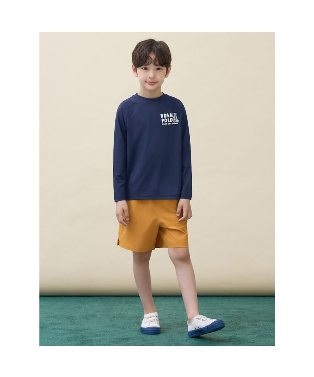 빈폴 키즈(BEANPOLE KIDS) 래시가드 겸용 워터스포츠 상하세트  네이비 (BI6541U04R)