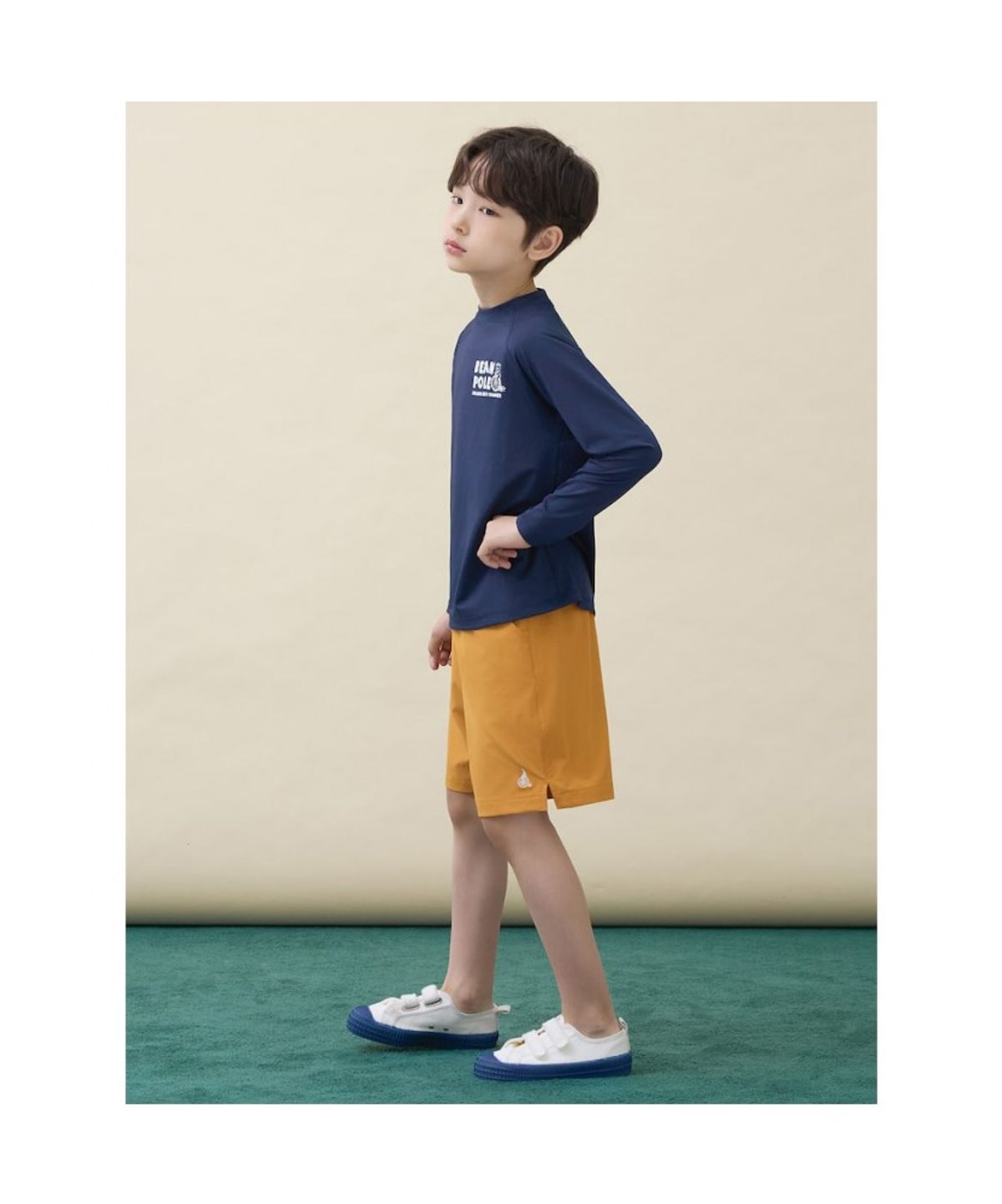 빈폴 키즈(BEANPOLE KIDS) 래시가드 겸용 워터스포츠 상하세트  네이비 (BI6541U04R)