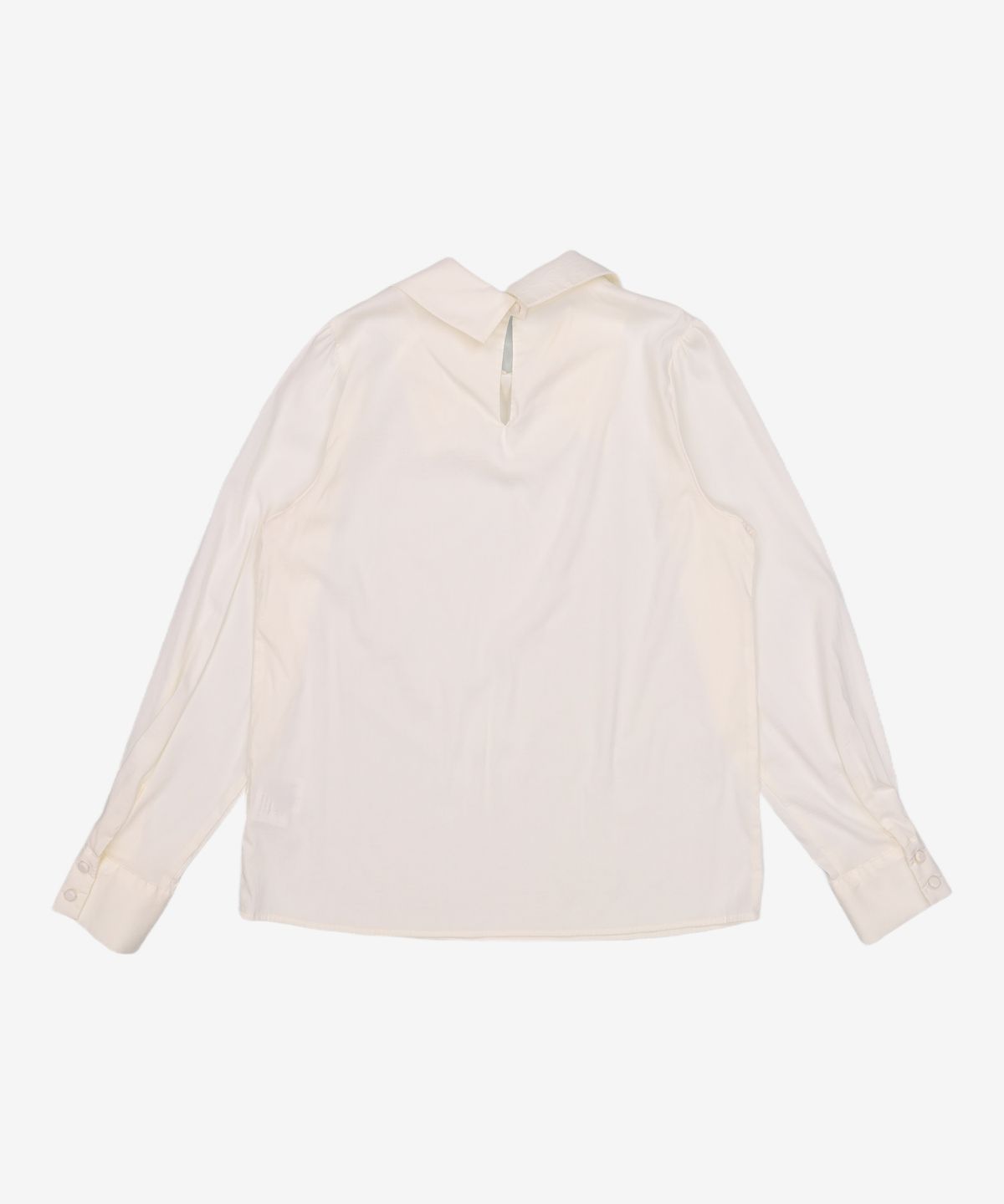 미쏘(MIXXO) 셔츠카라 소매벌룬 블라우스 MIWBLC102B S