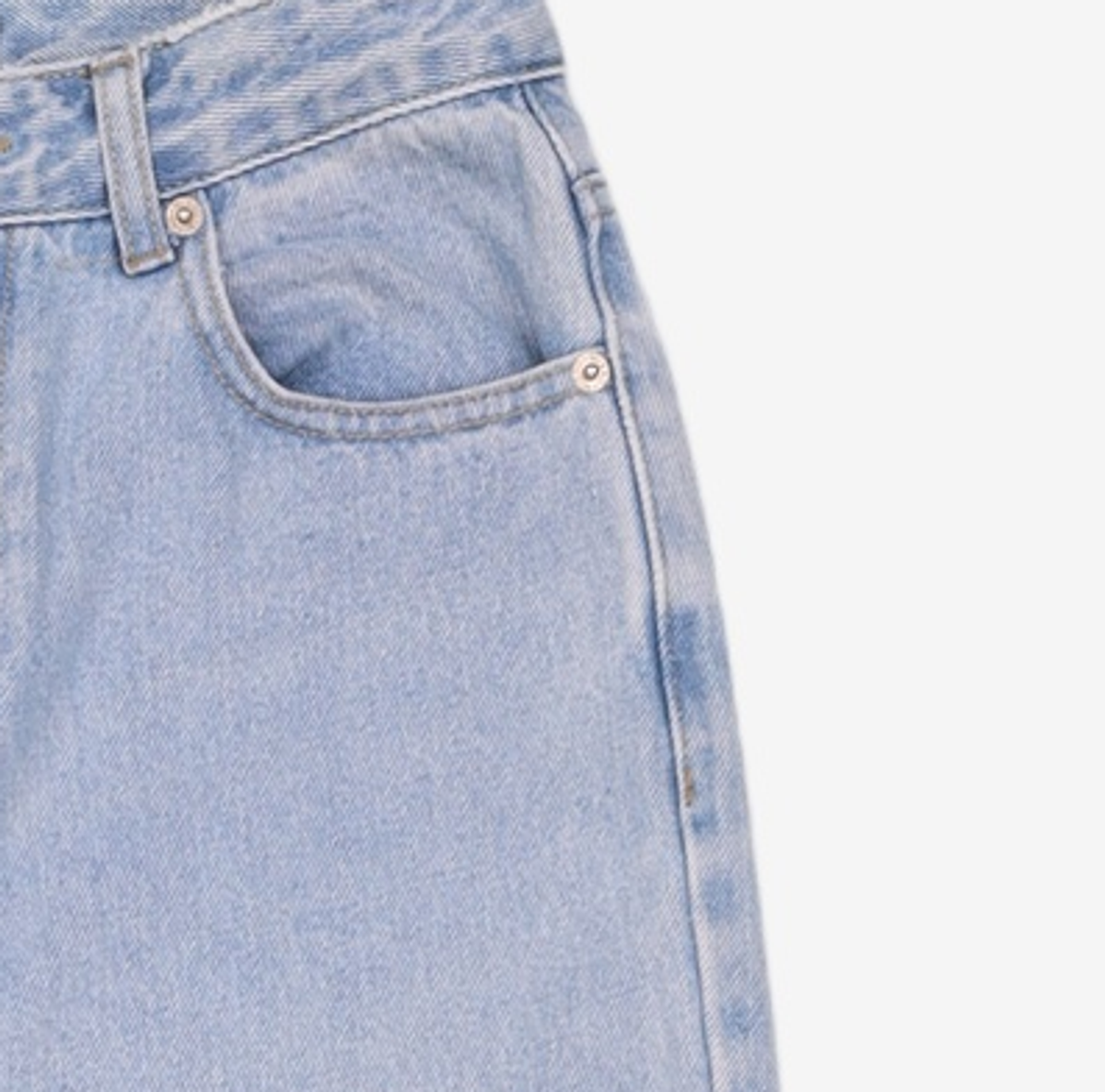 미쏘(MIXXO) 롤업 일자핏 데님 MIWTJC317J 24