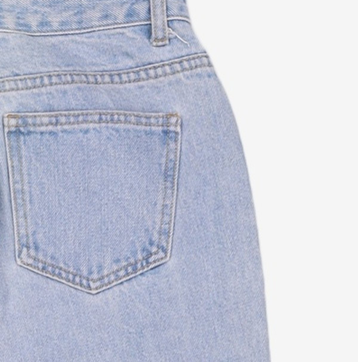 미쏘(MIXXO) 롤업 일자핏 데님 MIWTJC317J 24